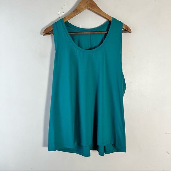 Lululemon Essential Tank *Train In Teal Lagoon Size 12 Racerback Gym Yoga - Picture 5 of 12